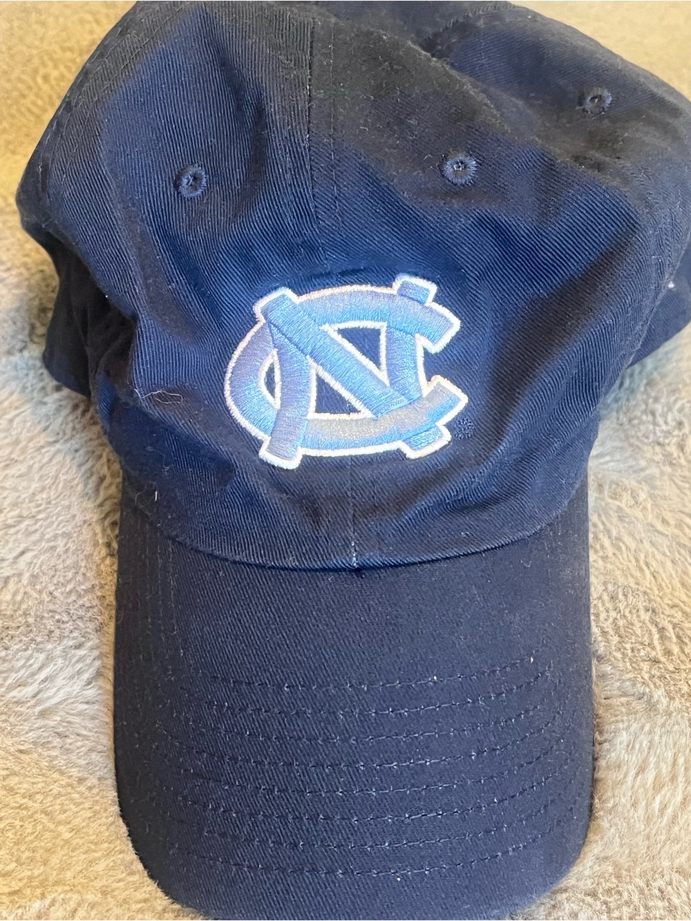 Jordan North Carolina Tar Heels Navy Blue Adjustable Strapback Hat Jumpman